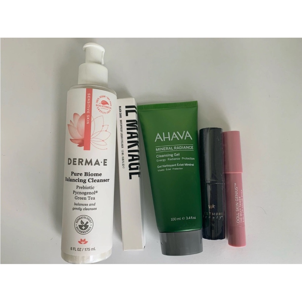 High End Beauty Makeup & Skincare Mixed Lot Cleansers Eyeliner Blush Lip Color